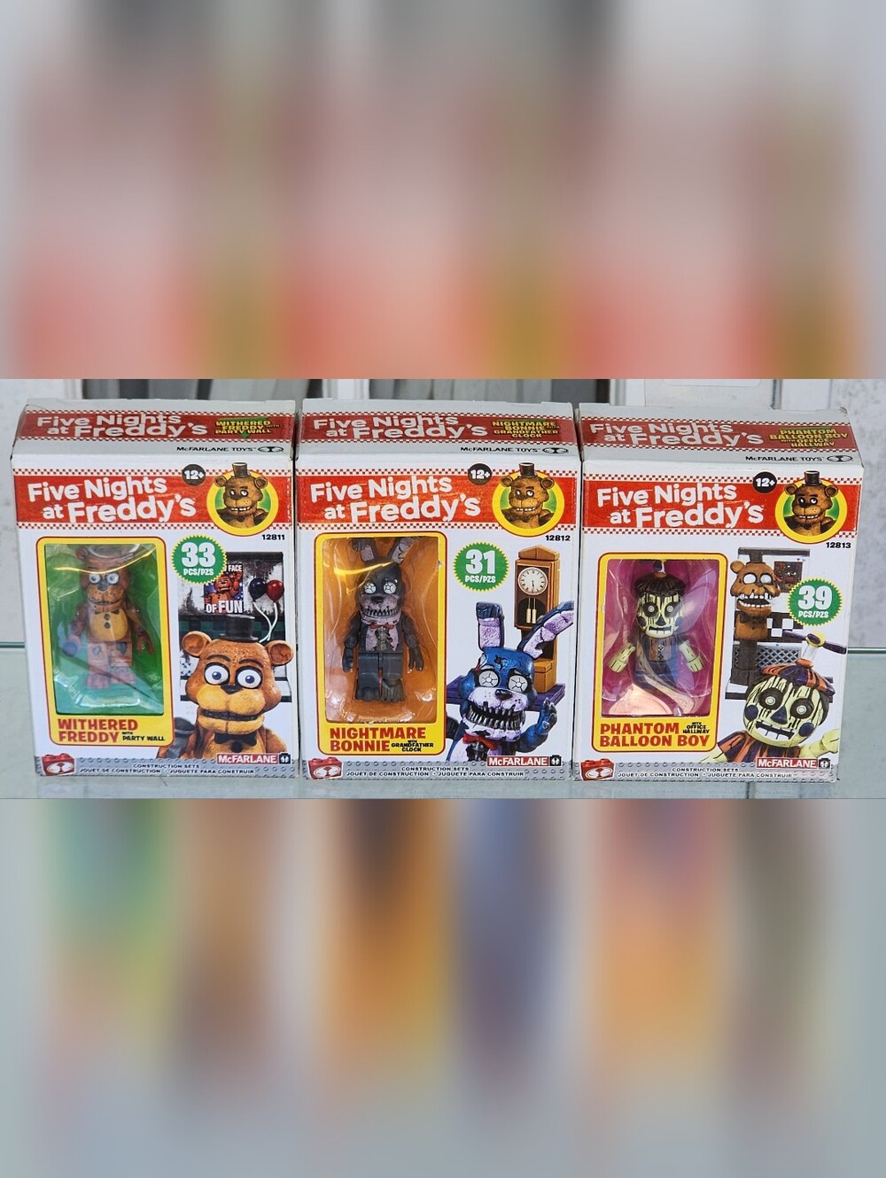 Five Nights At Freddy's Nightmare Bonnie, Phantom Balloon Boy, Withered Freddy